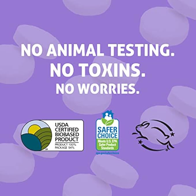 Dazz FOAMING HAND SOAP REFILL PACK (4 REFILL TABLET PACKETS) HAND SOAP REFILL, NATURALLY SAFE & NON TOXIC, RICH LATHER HAND WASH, LAVENDER LEMON SCENT (FOAMING PUMP DISPENSER REQUIRED) - Image 5